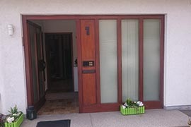 Renovierter Eingangsbereich